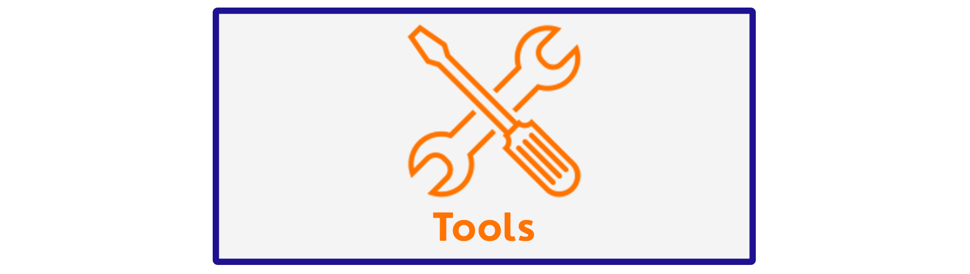 Wrench and Screwdriver Tool Icon